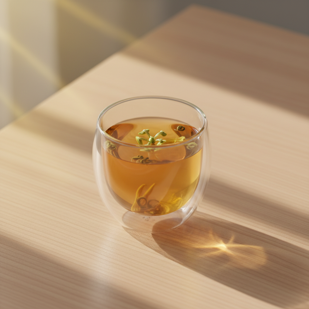 Pasiflora Infusionada – Taza Doble Vidrio